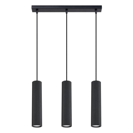 Pendant light Moto black, 3 lights