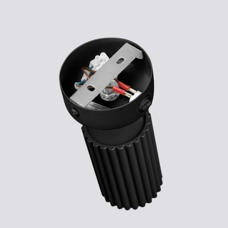 Wall light Moto, black with switch