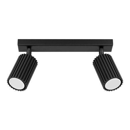 Track light Moto, black, 2 lights