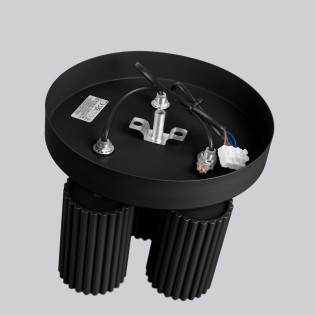 Ceiling light Moto, black, 3 lights