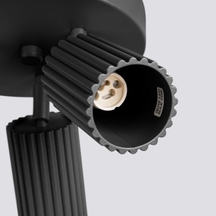 Ceiling light Moto, black, 3 lights