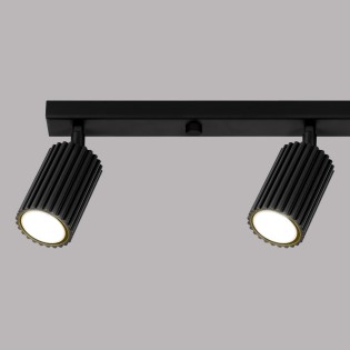 Track light Moto, black, 4 lights