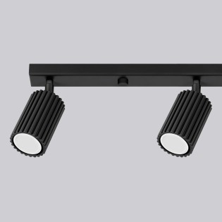 Track light Moto, black, 4 lights