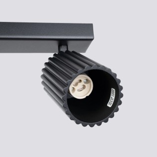 Ceiling spotlight Moto, black