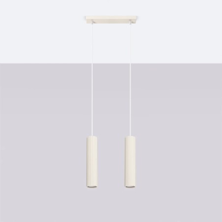 Pendant light Moto beige, 2 lights