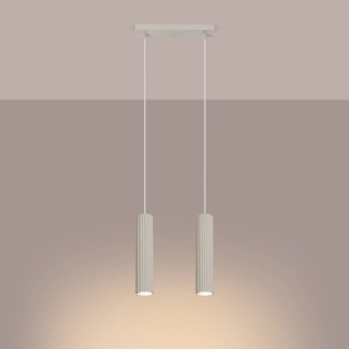 Pendant light Moto beige, 2 lights
