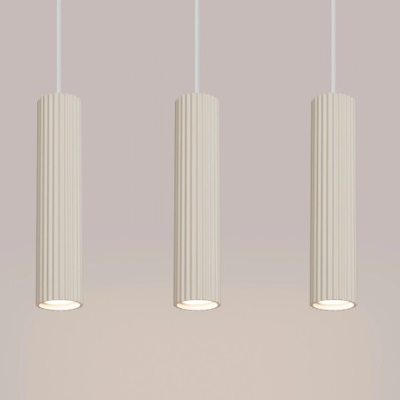 Pendant light Moto beige, 3 lights