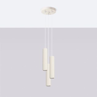 Pendant light Moto beige, 3 lights