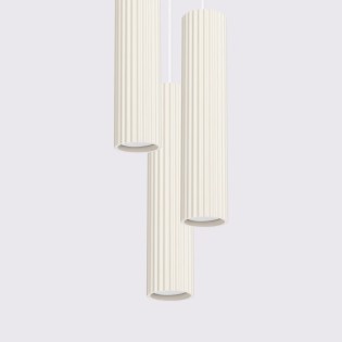 Pendant light Moto beige, 3 lights