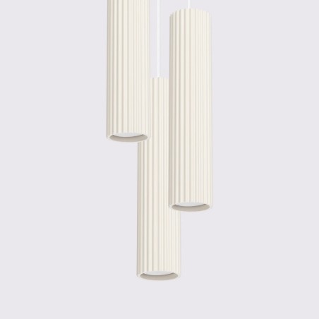 Pendant light Moto beige, 3 lights