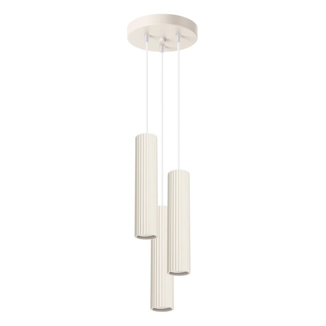 Pendant light Moto beige, 3 lights