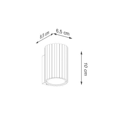 Wall light Moto beige 10