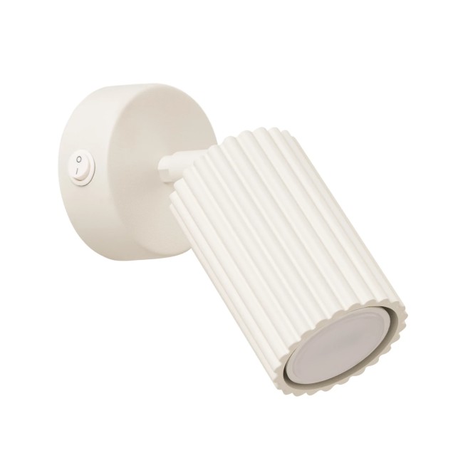Wall light Moto, beige with switch