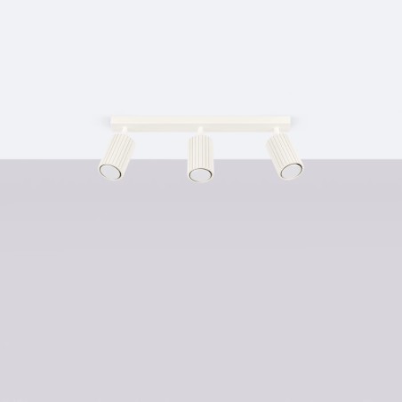 Track light Moto, beige, 3 lights