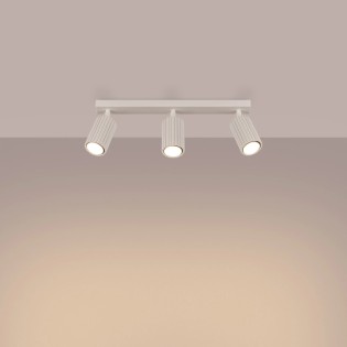 Track light Moto, beige, 3 lights