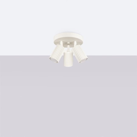 Ceiling light Moto, beige, 3 lights