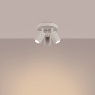 Ceiling light Moto, beige, 3 lights