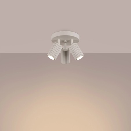 Ceiling light Moto, beige, 3 lights