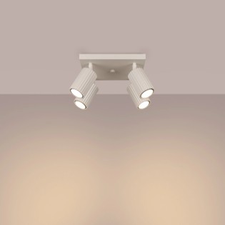 Ceiling light Moto, beige, 4 lights