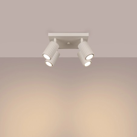 Ceiling light Moto, beige, 4 lights