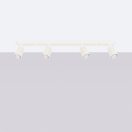 Track light Moto, beige, 4 lights