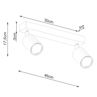 copy of Applique murale Mion, bois naturel