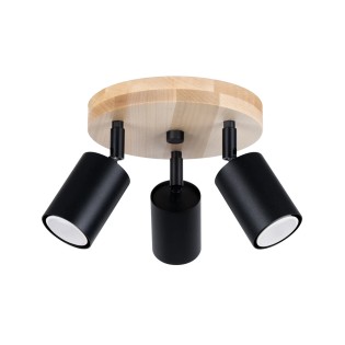Elluae ceiling light, black...