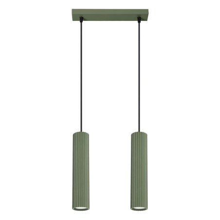 Pendant light Moto green, 2 lights