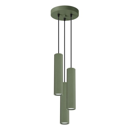Pendant light Moto green, 3 lights