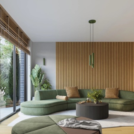 Pendant light Moto green, 3 lights