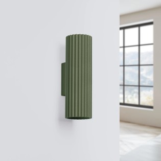 Wall light Moto, green, 20 cm