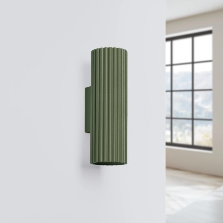 Wall light Moto, green, 20 cm