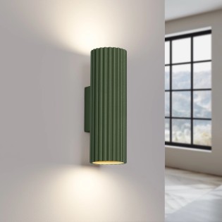 Wall light Moto, green, 20 cm