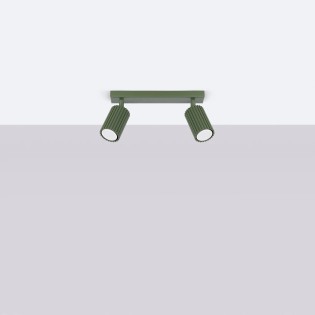 Track light Moto, green, 2 lights