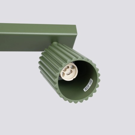 Track light Moto, green, 2 lights