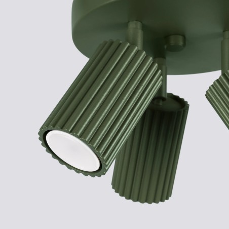 Ceiling light Moto, green, 3 lights