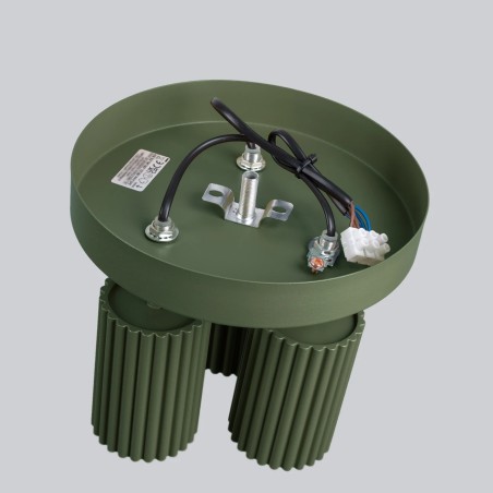 Ceiling light Moto, green, 3 lights