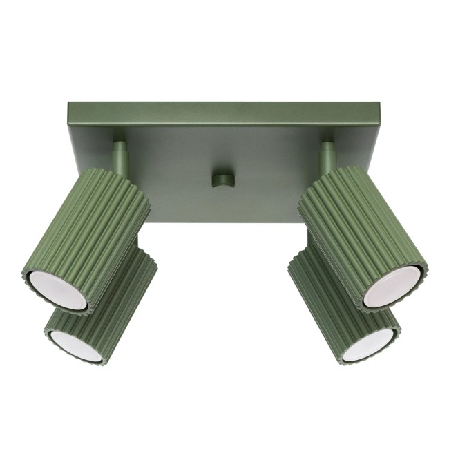 Ceiling light Moto, green, 4 lights
