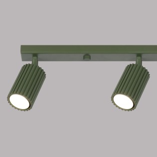 Track light Moto, green, 4 lights