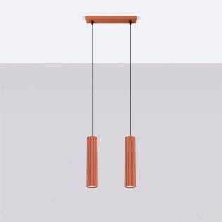 Pendant light Moto red, 2 lights