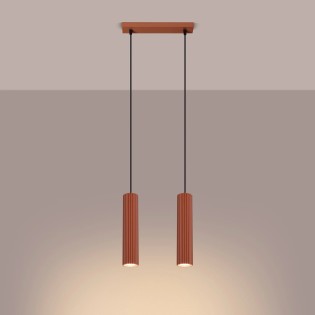 Pendant light Moto red, 2 lights