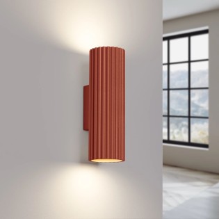 Wall light Moto, red, 20 cm