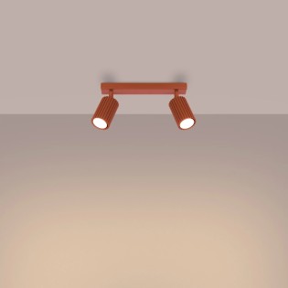 Track light Moto, red, 2 lights