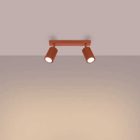 Track light Moto, red, 2 lights