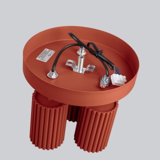 Ceiling light Moto, red, 3 lights