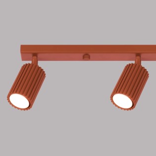 Track light Moto, red, 4 lights