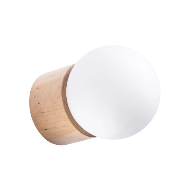 Wall light Usba, natural wood