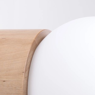 Wall light Usba, natural wood