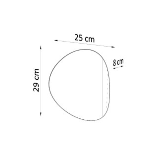 Wall light Nain, white