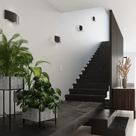 Wall light Usus, black